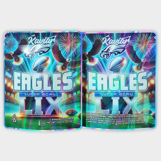 Eagles Super Bowl 3.5G Mylar Bags