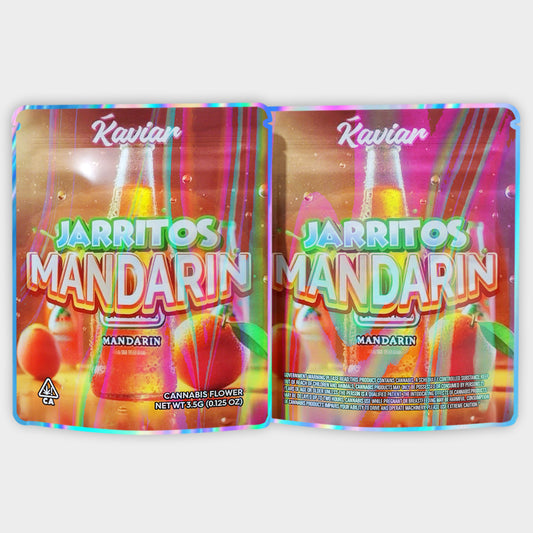 Jarritos Mandarin 3.5G Mylar Bags