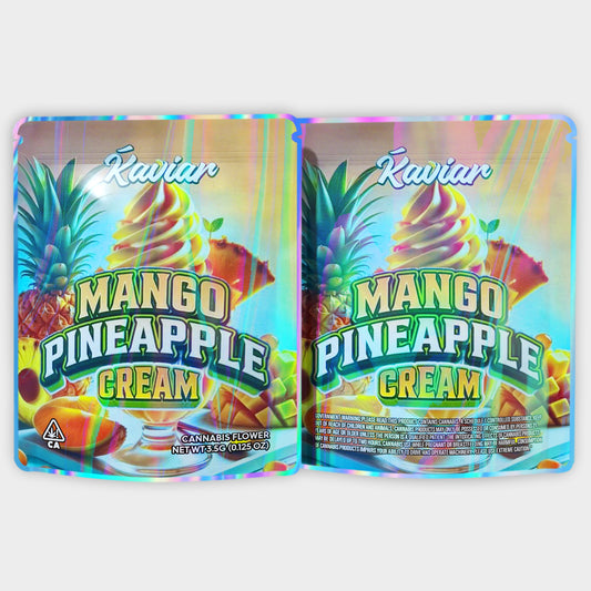 Mango Pineapple Cream 3.5G Mylar Bags