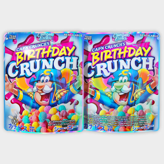 Cap'n Crunch's Birthday Crunch 3.5G Mylar Bags