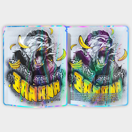 Banana 3.5G Mylar Bags
