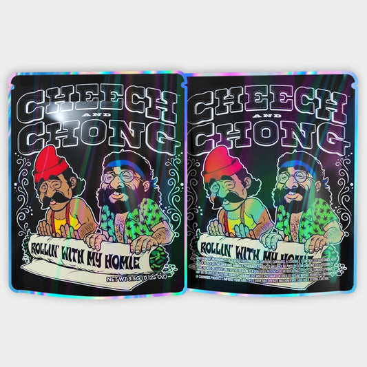 Cheech Chong Rollin' With My Homie 3.5G Mylar Bags