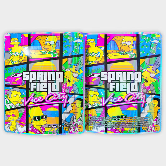 Spring Field Vice City 3.5G Mylar Bags