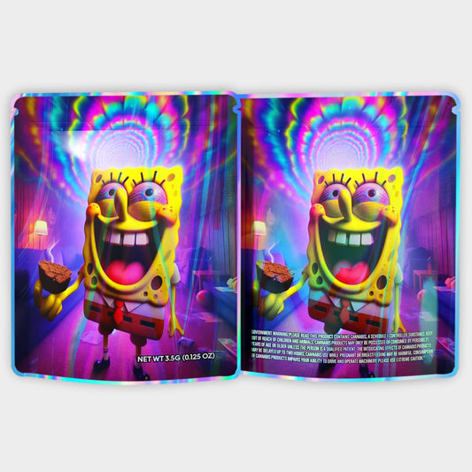 SpongeBob 3.5G Mylar Bags
