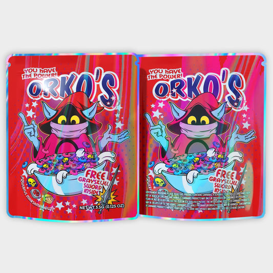 Orko's 3.5G Mylar Bags