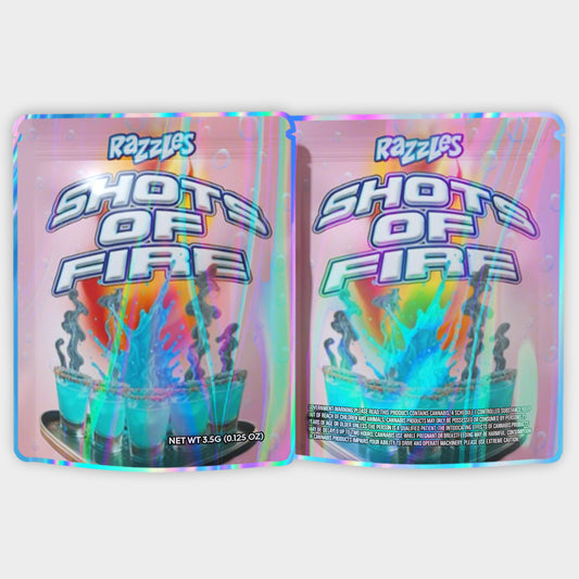 Razzles Shots Of Fire 3.5G Mylar Bags