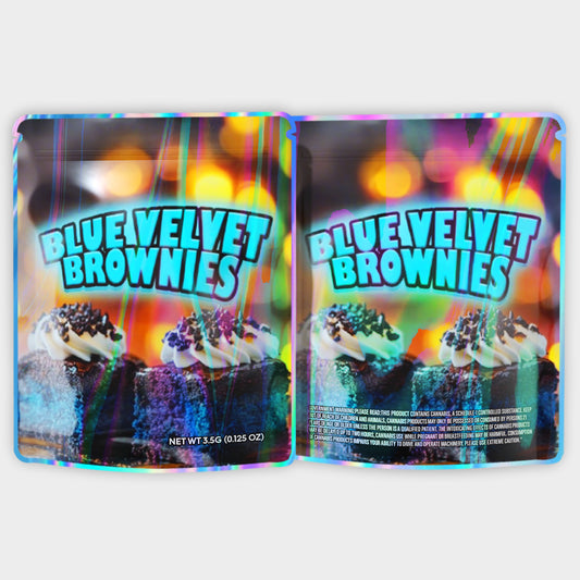 Blue Velvet Brownies 3.5G Mylar Bags
