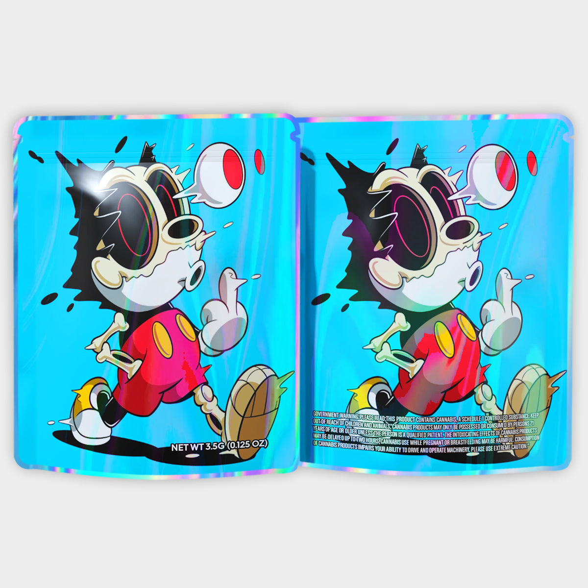 Black Cat 3.5G Mylar Bags