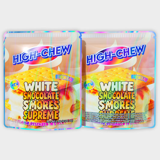 High Chew White Smocolate S'mores Superme 3.5G Mylar Bags