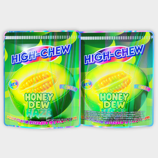 High Chew Honey Dew 3.5G Mylar Bags