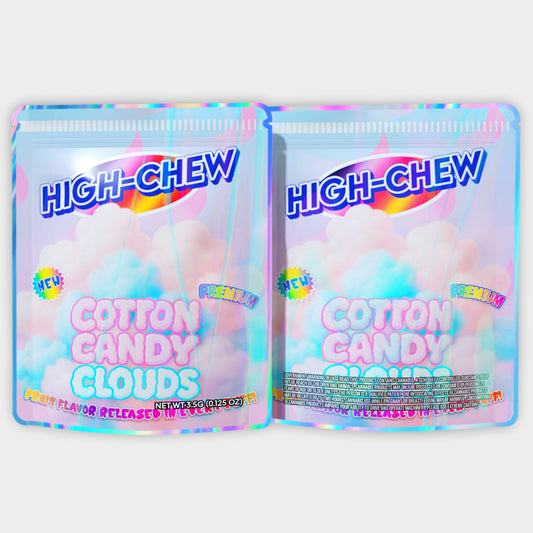 High Chew Cotton Candy Clouds 3.5G Mylar Bags