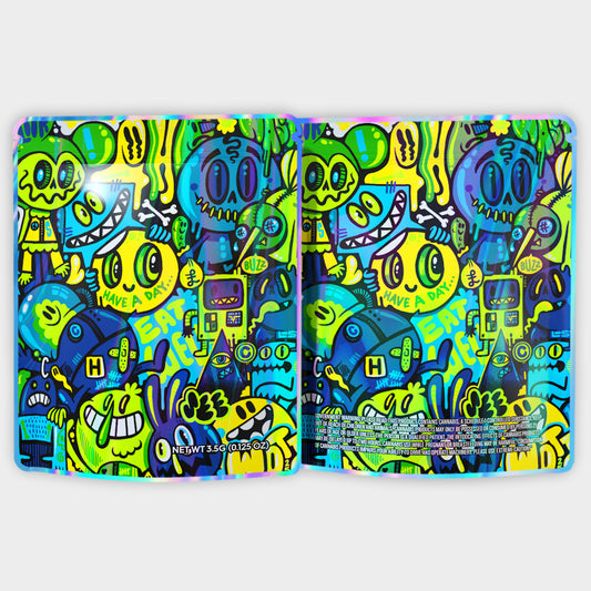 Ghost 3.5G Mylar Bags