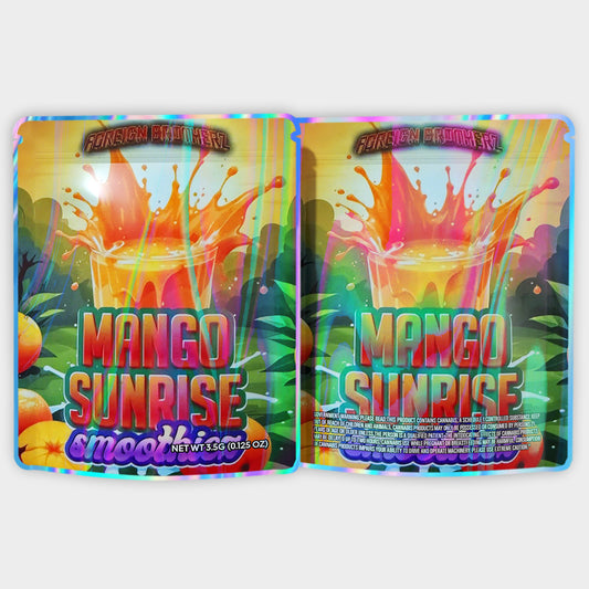 Mango Sunrise Smoothies 3.5G Mylar Bags