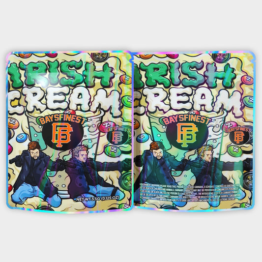 Irish Cream Bay's Finest 3.5G Mylar Bags