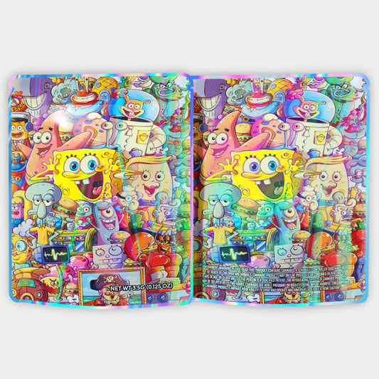 SpongeBob 3.5G Mylar Bags