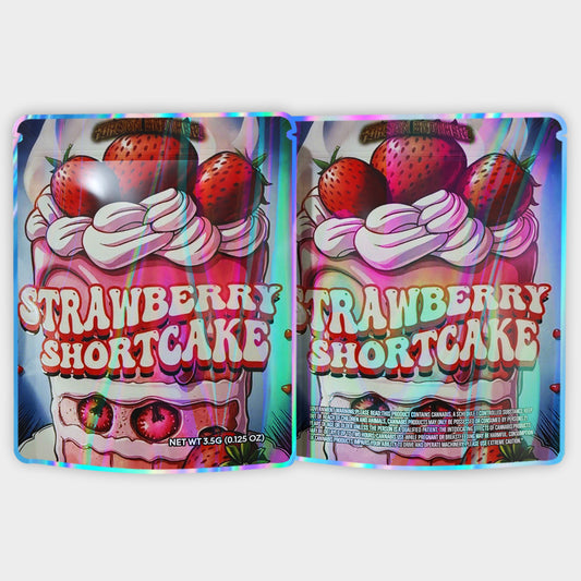 Strawberry Short Cake 3.5G Mylar Bags
