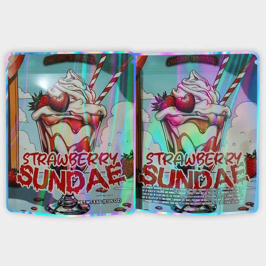 Strawberry Sundae 3.5G Mylar Bags