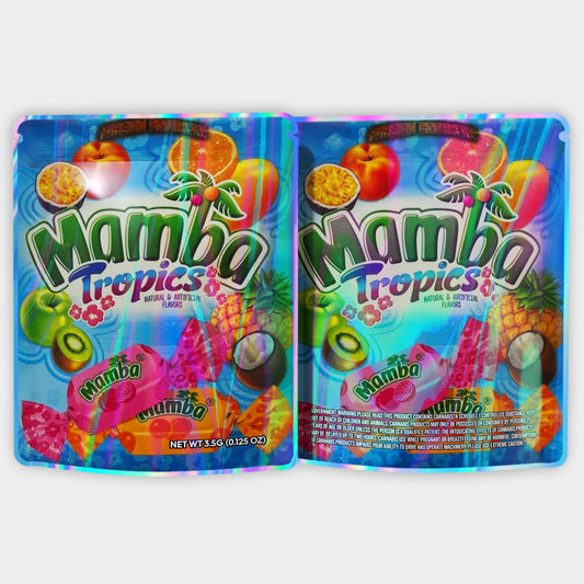 Mamba Tropics 3.5G Mylar Bags