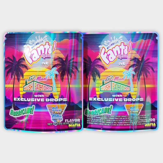 Fanta Miami Kush Factory 3.5G Mylar Bags