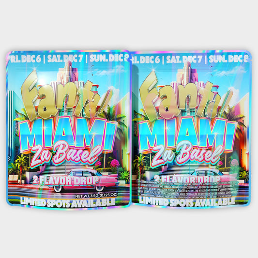 Fanta Miami Za Basel 3.5G Mylar Bags
