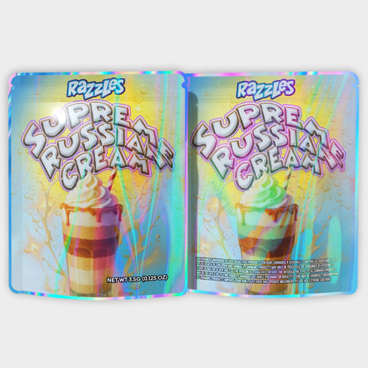 Razzles Supreme Russian Cream 3.5G Mylar Bags