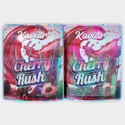 Cherry Rush 3.5G Mylar Bags