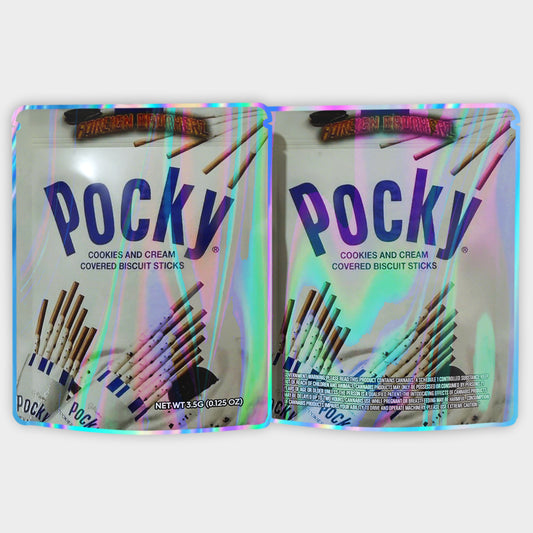 Pocky Cookies And Cream 3.5G Mylar Bags