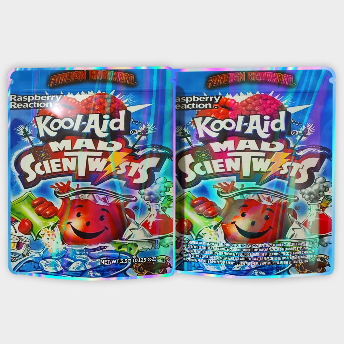 Kool Aid Scien Twists 3.5G Mylar Bags