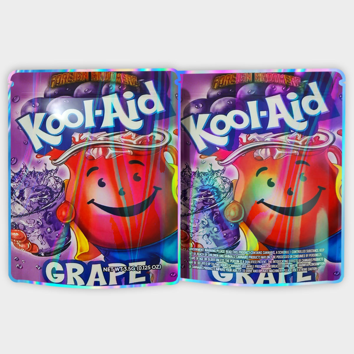 Kool Aid Grape 3.5G Mylar Bags