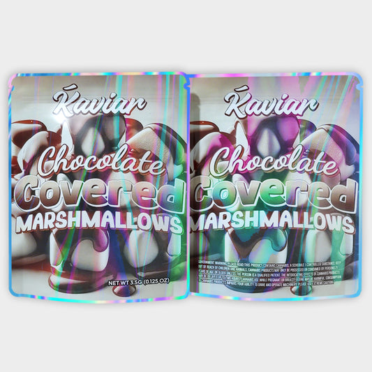 Kaviar Chocolate Covered Marshmallows 3.5G Mylar Bags