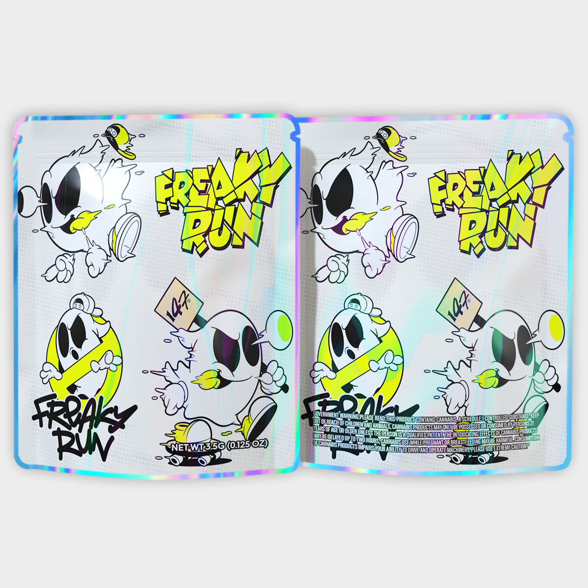 Freaky Run 3.5G Mylar Bags