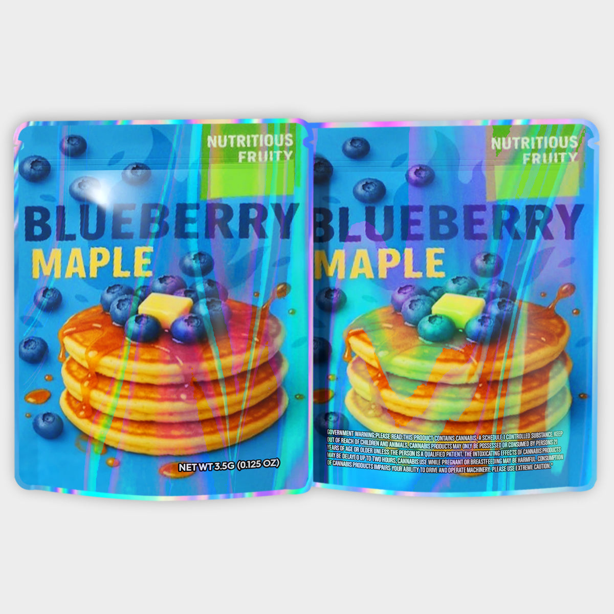 Blueberry Maple 3.5G Mylar Bags