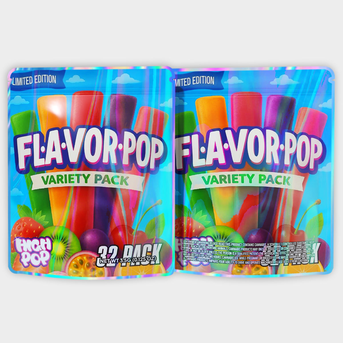 Flavor Pop Variety Pack 3.5G Mylar Bags