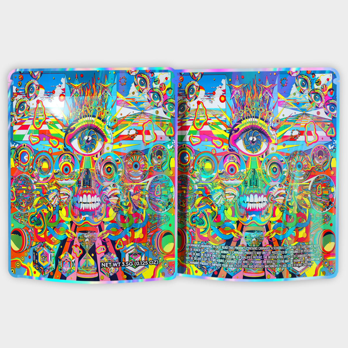 Eyes 3.5G Mylar Bags