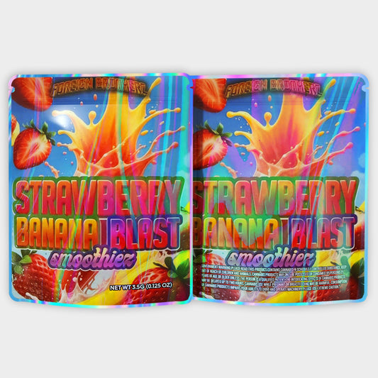 Strawberry Banana Blast Smoothiez 3.5G Mylar Bags