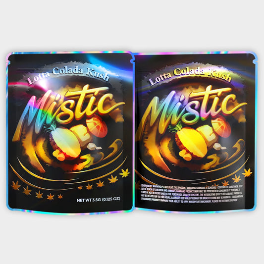 Lotta Colada Kush Mistic 3.5G Mylar Bags