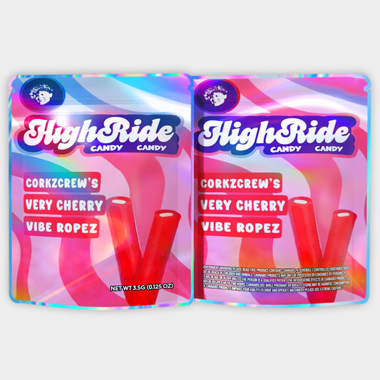 High Ride Candy 3.5G Mylar Bags