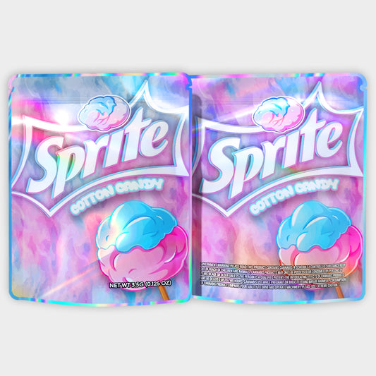 Sprite Cotton Candy 3.5G Mylar Bags