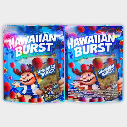 Hawaiian Burst 3.5G Mylar Bags