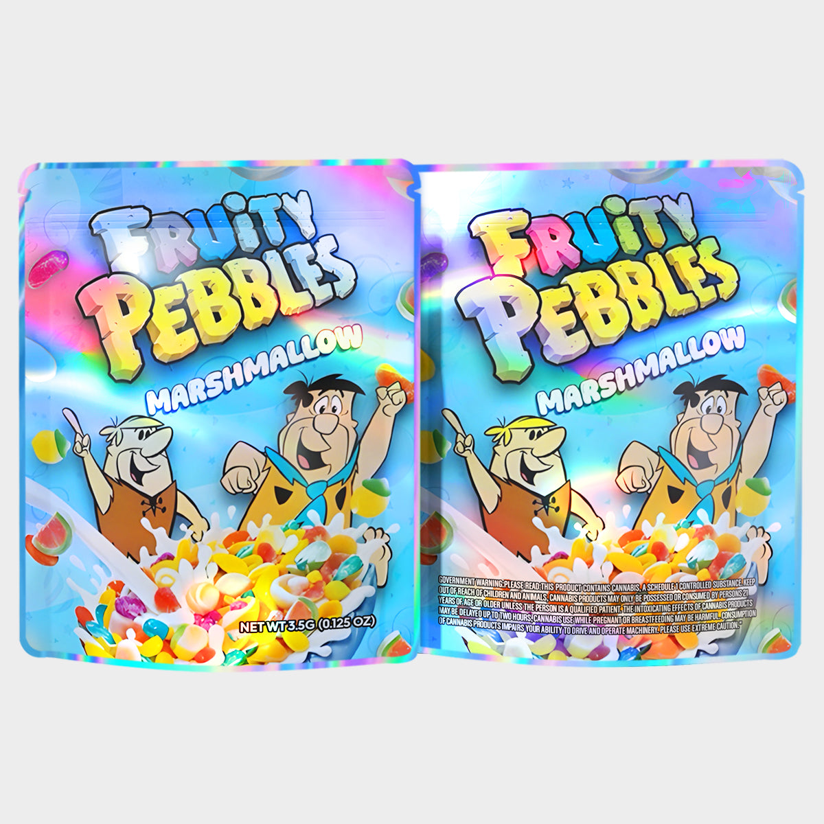 Fruity Pebbles Marshmallow 3.5G Mylar Bags