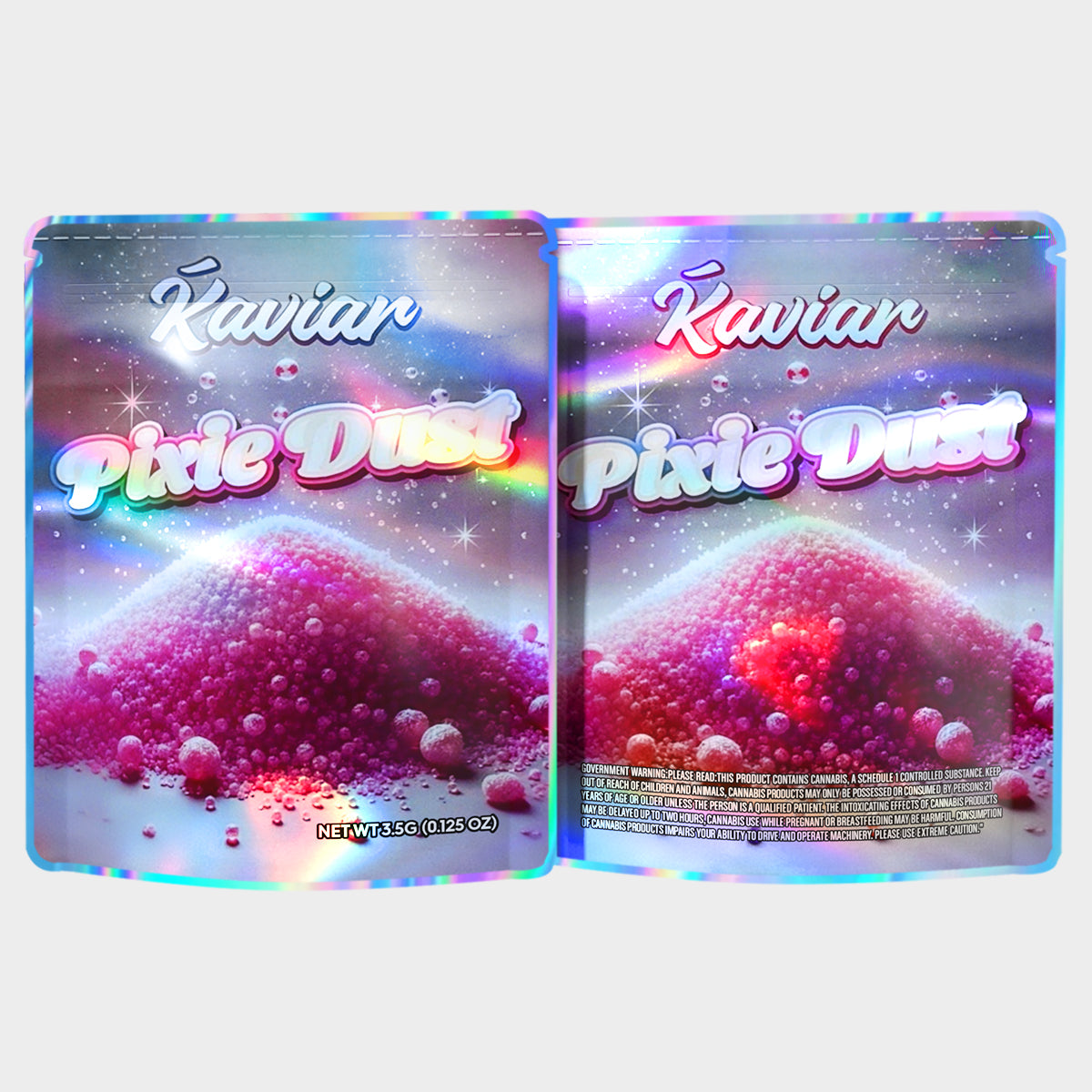 Kaviar Pixie Dust 3.5G Mylar Bags