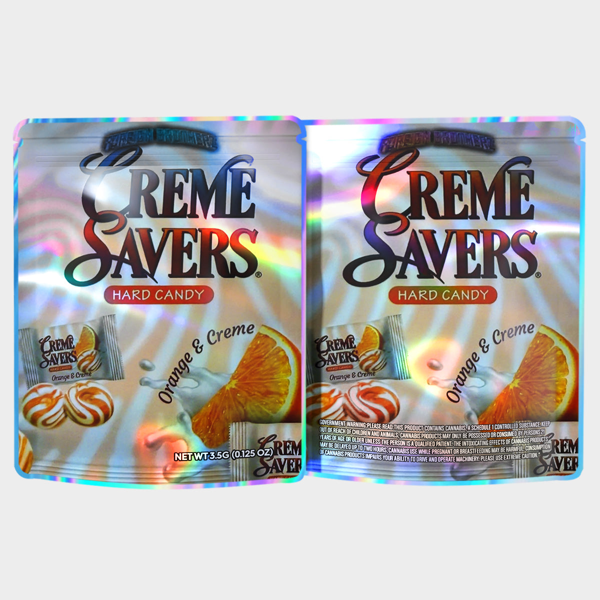 Cream Savers Hard Candy 3.5G Mylar Bags