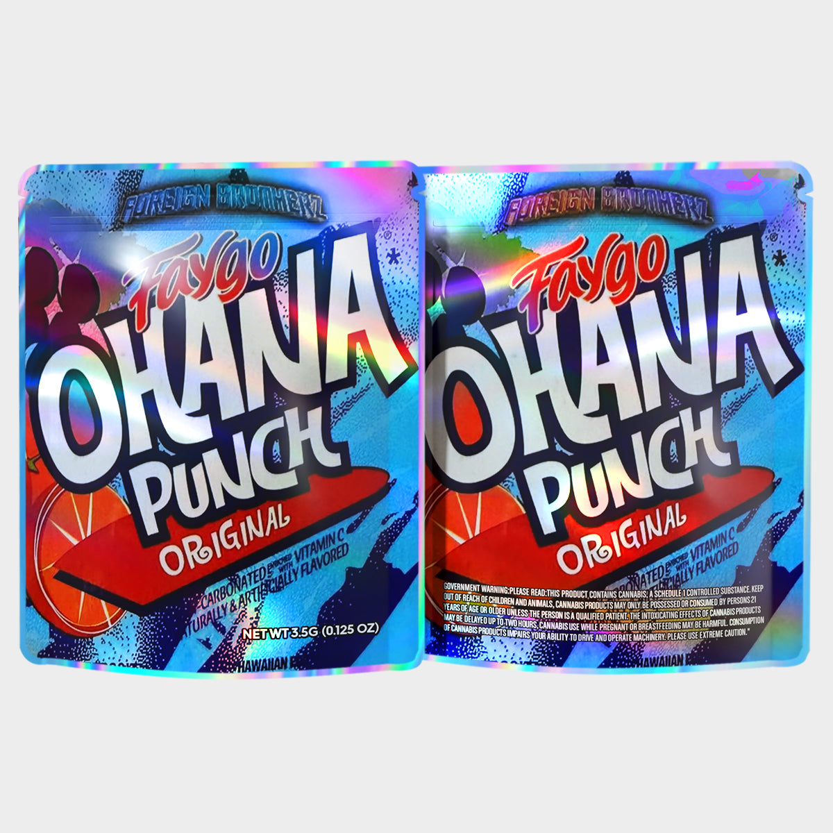 Faygo Ohana Punch Original 3.5G Mylar Bags