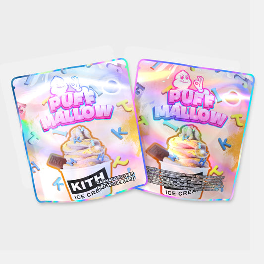 Puff Mallow Kith Ice Cream Mylar Bag 16 Oz (1lb)