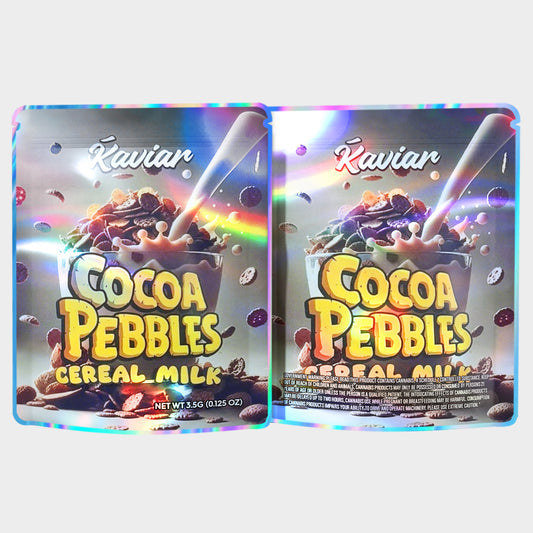 Kaviar Cocoa Febbles Cereal Milk 3.5G Mylar Bags