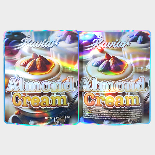 Kaviar Almond Cream 3.5G Mylar Bags