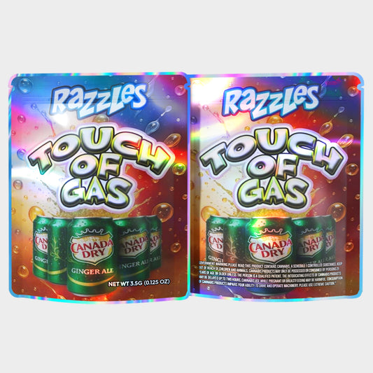 Razzles Touch Of Gas 3.5G Mylar Bags