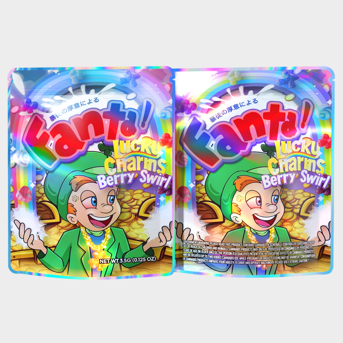 Fanta Lucky Charms Berry Swirl 3.5G Mylar Bags