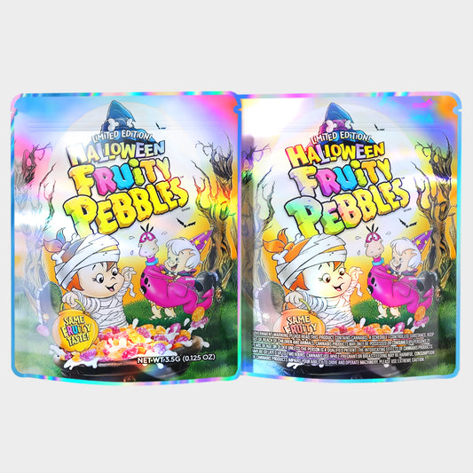 Halloween Fruity Pebbles 3.5G Mylar Bags
