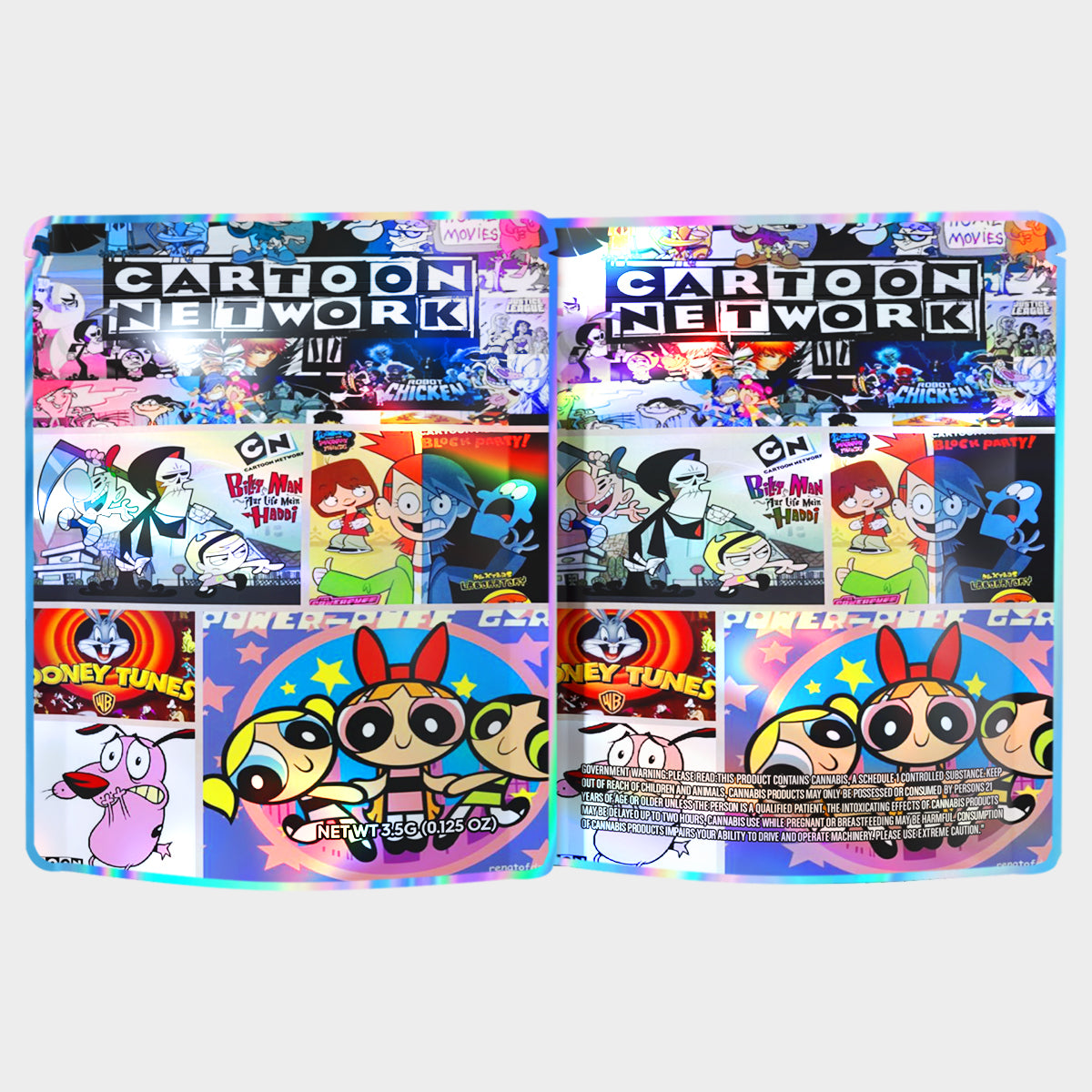 Cartoon Network 3.5G Mylar Bags